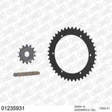 Lade das Bild in den Galerie-Viewer, AFAM Kettensatz 520, X-Ring, golden, 3498kg, YAMAHA YZ 350 Banshee W 1989-1989
