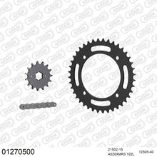 Lade das Bild in den Galerie-Viewer, AFAM Kettensatz 520, X-Ring, 4385kg, YAMAHA XT 600 1984-1986
