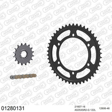 Lade das Bild in den Galerie-Viewer, AFAM Kettensatz 525, X-Ring, golden, 4263kg, YAMAHA FZ 8 N 2010-2016
