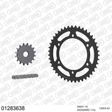 Lade das Bild in den Galerie-Viewer, AFAM Kettensatz 525, X-Ring, 4385kg, YAMAHA TDM 850 1999-2001
