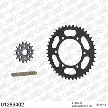 Lade das Bild in den Galerie-Viewer, AFAM Kettensatz 525, X-Ring, golden, 4987kg, YAMAHA YZF 1000 R1 1998-2003
