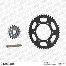Lade das Bild in den Galerie-Viewer, AFAM Kettensatz 525, X-Ring, golden, 4987kg, YAMAHA YZF 1000 R1 2006-2008
