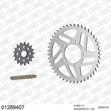 Lade das Bild in den Galerie-Viewer, AFAM Kettensatz 525, X-Ring, golden, 4987kg, YAMAHA YZF 1000 R1 SP 2006-2006
