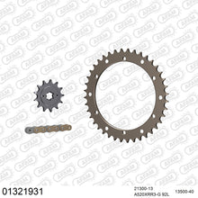 Lade das Bild in den Galerie-Viewer, AFAM Kettensatz 520, X-Ring, golden, 3498kg, Alu, YAMAHA YFS 200 Blaster U,W,A,B,D,E,F,G,J,H,K,L,M,N,P,R,S,T,V 1988-2006
