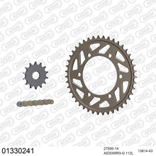Lade das Bild in den Galerie-Viewer, AFAM Kettensatz 520, X-Ring, golden, 3498kg, Alu, YAMAHA YZF-R3 320 ABS 2015-2020
