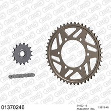 Lade das Bild in den Galerie-Viewer, AFAM Kettensatz 530, X-Ring, 3988kg, Alu, YAMAHA YZF 600 R6 2003-2005
