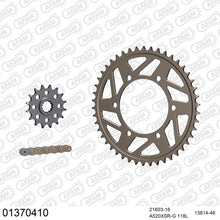 Lade das Bild in den Galerie-Viewer, AFAM Kettensatz 520, X-Ring, golden, 3712kg, Alu, YAMAHA FZ 6 S2 Fazer ABS 2008-2008
