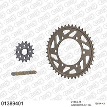 Lade das Bild in den Galerie-Viewer, AFAM Kettensatz 520, X-Ring, golden, 4263kg, Alu, YAMAHA YZF 1000 R1 1998-2003
