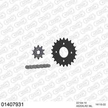 Lade das Bild in den Galerie-Viewer, AFAM Kettensatz 520, X-Ring, 3366kg, SUZUKI LT 80 Quad Sport T,V,W,X,Y,K1,K2,K3,K4,K5,K6 1996-2006
