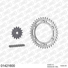 Lade das Bild in den Galerie-Viewer, AFAM Kettensatz 520, X-Ring, 3366kg, SUZUKI TS 200 R K,L,M,N,P,R 1989-1994
