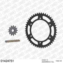 Lade das Bild in den Galerie-Viewer, AFAM Kettensatz 520, X-Ring, golden, 3498kg, SUZUKI TS 240 X 1985-1989
