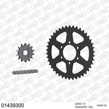 Lade das Bild in den Galerie-Viewer, AFAM Kettensatz 530, X-Ring, 4385kg, SUZUKI GT 380 J,K,L,M,A,B 1972-1977
