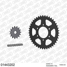 Lade das Bild in den Galerie-Viewer, AFAM Kettensatz 530, X-Ring, 4385kg, SUZUKI GSX 400 F X,Z,D,E,F 1981-1985
