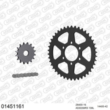 Lade das Bild in den Galerie-Viewer, AFAM Kettensatz 530, X-Ring, 4385kg, SUZUKI GS 450 L 1980-1987
