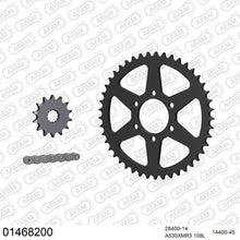 Lade das Bild in den Galerie-Viewer, AFAM Kettensatz 530, X-Ring, 4385kg, SUZUKI GS 550 D B,C 1977-1978
