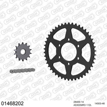 Lade das Bild in den Galerie-Viewer, AFAM Kettensatz 530, X-Ring, 4385kg, SUZUKI GSX 550 ES D,E,H 1983-1987
