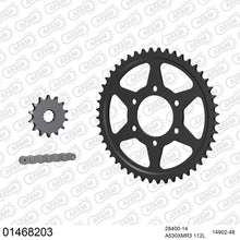 Lade das Bild in den Galerie-Viewer, AFAM Kettensatz 530, X-Ring, 4385kg, SUZUKI GS 550 ES 1983-1986
