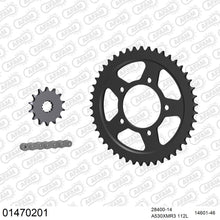 Lade das Bild in den Galerie-Viewer, AFAM Kettensatz 530, X-Ring, 4385kg, SUZUKI GSX 600 F K,L,M 1989-1991
