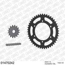 Lade das Bild in den Galerie-Viewer, AFAM Kettensatz 525, X-Ring, 4385kg, SUZUKI GSX-R 600 W,X,Y 1998-2000

