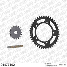 Lade das Bild in den Galerie-Viewer, AFAM Kettensatz 525, X-Ring, golden, 4263kg, SUZUKI GSX-S 750 L5 2015-2015
