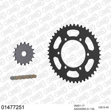 Lade das Bild in den Galerie-Viewer, AFAM Kettensatz 525, X-Ring, golden, 4263kg, SUZUKI GSX-R 750 L1,L2,L3,L4,L5,L6,L7 2011-2017
