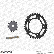 Lade das Bild in den Galerie-Viewer, AFAM Kettensatz 525, X-Ring, golden, 4263kg, SUZUKI DL 1000 V-Strom K2,K3,K4,K5,K6,K7,K8,K9,L0,L1 2002-2011
