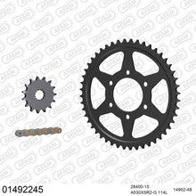 Lade das Bild in den Galerie-Viewer, AFAM Kettensatz 530, X-Ring, golden, 4263kg, SUZUKI GSX-R 1100 K 1989-1989
