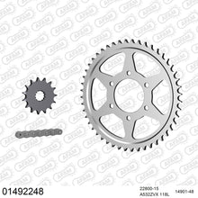 Lade das Bild in den Galerie-Viewer, AFAM Kettensatz 532, X-Ring, 4803kg, SUZUKI GSX-R 1100 L,M,N 1990-1992
