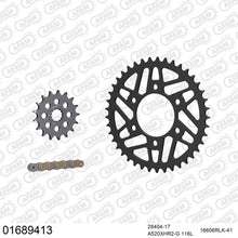 Lade das Bild in den Galerie-Viewer, AFAM Kettensatz 520, X-Ring, golden, 4263kg, KAWASAKI ZX 10 RR ZX 1002 MFNN 2021-2021
