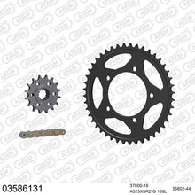 Lade das Bild in den Galerie-Viewer, AFAM Kettensatz 525, X-Ring, golden, 4263kg, APRILIA 900 Shiver ABS 2017-2020
