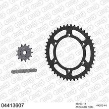 Lade das Bild in den Galerie-Viewer, AFAM Kettensatz 520, X-Ring, 3366kg, CAGIVA 125 W8 1992-1995
