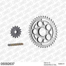 Lade das Bild in den Galerie-Viewer, AFAM Kettensatz 525, X-Ring, golden, 4987kg, DUCATI 1100 SP Evo Hypermotard 2010-2012
