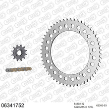 Lade das Bild in den Galerie-Viewer, AFAM Kettensatz 520, golden, 3814kg, Alu, HUSQVARNA CR 430 1980-1981
