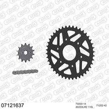 Lade das Bild in den Galerie-Viewer, AFAM Kettensatz 520, X-Ring, 3366kg, KTM 200 Duke ABS 2014-2020
