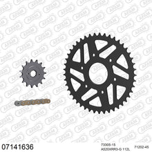 Lade das Bild in den Galerie-Viewer, AFAM Kettensatz 520, X-Ring, golden, 3498kg, KTM 390 Duke ABS 2014-2021
