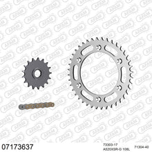 Lade das Bild in den Galerie-Viewer, AFAM Kettensatz 520, X-Ring, golden, 3712kg, KTM LC4 640 Supermoto 1999-1999
