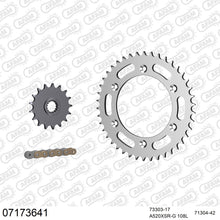 Lade das Bild in den Galerie-Viewer, AFAM Kettensatz 520, X-Ring, golden, 3712kg, KTM 640 Duke II 2004-2007
