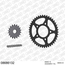 Lade das Bild in den Galerie-Viewer, AFAM Kettensatz 530, X-Ring, 4385kg, TRIUMPH 885 Thunderbird 2000-2003

