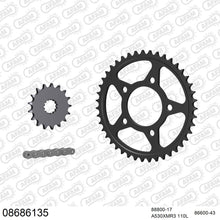 Lade das Bild in den Galerie-Viewer, AFAM Kettensatz 530, X-Ring, 4385kg, TRIUMPH 885 Thunderbird 1995-1999
