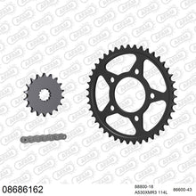 Lade das Bild in den Galerie-Viewer, AFAM Kettensatz 530, X-Ring, 4385kg, TRIUMPH 885 Adventurer 1998-2001
