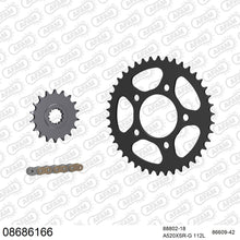Lade das Bild in den Galerie-Viewer, AFAM Kettensatz 520, X-Ring, golden, 3712kg, TRIUMPH 900 Speedmaster 694350 -> 2015-2017
