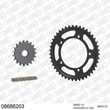 Lade das Bild in den Galerie-Viewer, AFAM Kettensatz 530, X-Ring, golden, 4263kg, TRIUMPH RS 955 Sprint 1999-2002
