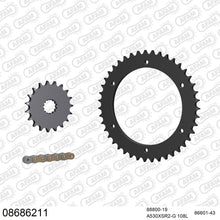 Lade das Bild in den Galerie-Viewer, AFAM Kettensatz 530, X-Ring, golden, 4263kg, TRIUMPH 955 RS Sprint 2003-2004
