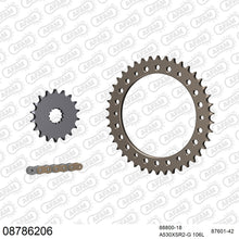 Lade das Bild in den Galerie-Viewer, AFAM Kettensatz 530, X-Ring, golden, 4263kg, Alu, TRIUMPH 955 Speed Triple 2002-2004
