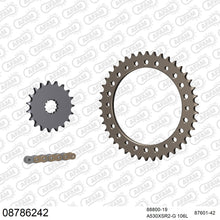 Lade das Bild in den Galerie-Viewer, AFAM Kettensatz 530, X-Ring, golden, 4263kg, Alu, TRIUMPH 955 i Daytona 2002-2003
