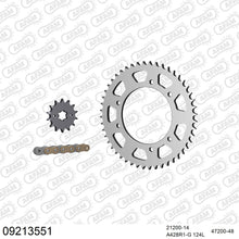 Lade das Bild in den Galerie-Viewer, AFAM Kettensatz 428, golden, 2244kg, PEUGEOT XPS 125 CT 2005-2007
