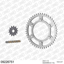 Lade das Bild in den Galerie-Viewer, AFAM Kettensatz 520, X-Ring, golden, 3498kg, HM-HONDA CRE 250 R Enduro 2002-2003
