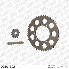 Lade das Bild in den Galerie-Viewer, AFAM Kettensatz 428, golden, 2244kg, Alu, CONTI CRD 50 2005-2006
