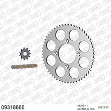 Lade das Bild in den Galerie-Viewer, AFAM Kettensatz 428, golden, 2244kg, Alu, SCORPA SY 175 F 2003-2006
