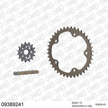 Lade das Bild in den Galerie-Viewer, AFAM Kettensatz 525, X-Ring, golden, 4987kg, Alu, MV (AGUSTA) F4 1000 S 2004-2006
